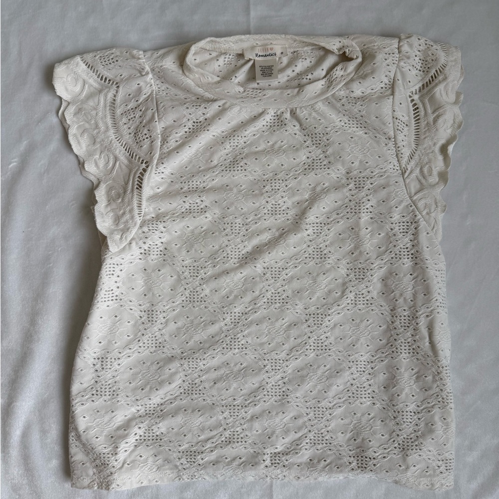 URBAN Romantics Cream Lace Blouse